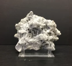 Crystal With Fluorite And Gypsum