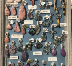 Pink And Purple Color Stones